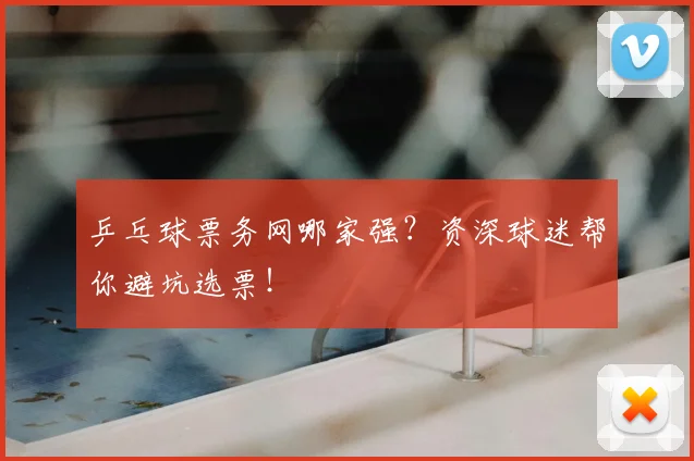 乒乓球票务网哪家强?资深球迷帮你避坑选票!
